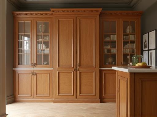 Example of bespoke wooden cabinetry